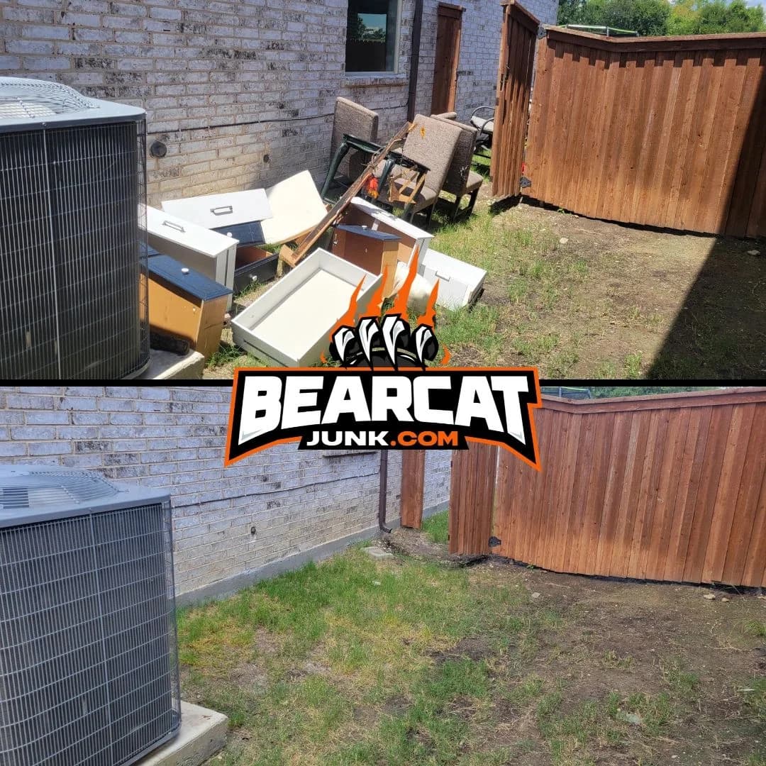 Bearcat completed-work collage: Real Junk Removal